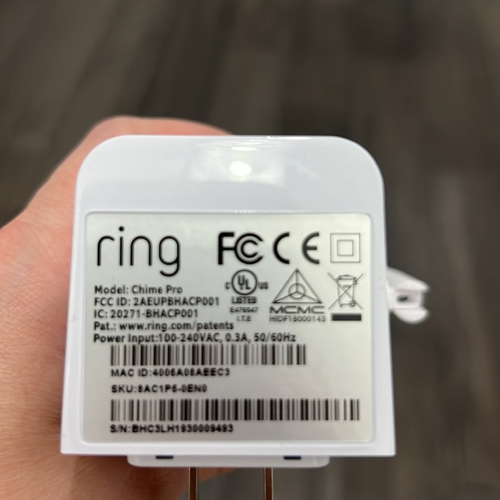 Ring chime pro WiFi extender - Picture 6 of 6